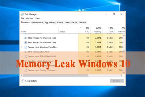 windows 10 memory leak|How to Fix a Memory Leak Windows 10: Step